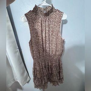 MSK brand animal print dress